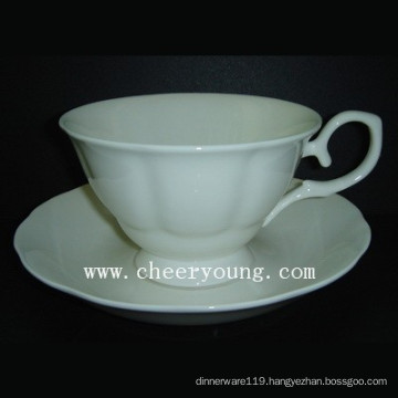 Bone China Cup and Saucer (CY-B544)